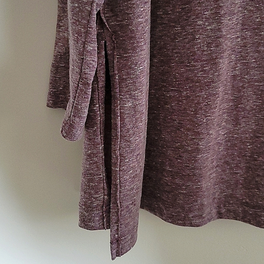 We The Free purple cowl neck tunic top - Picture 2 of 6